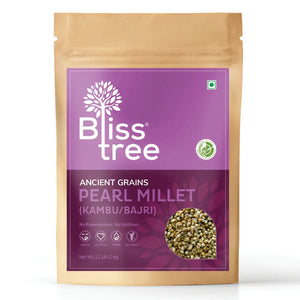 parboiled pearl millet (kambu) - non-hybrid - 1kg (2.2 lb)