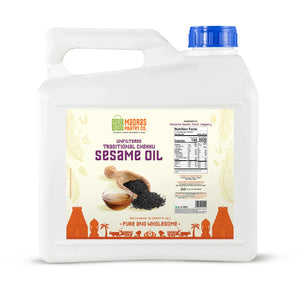 traditional chekku sesame oil - madras pantry co - 5l
