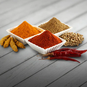 Indian Masala Combo (Garam, Rasam, Red Chilly, Turmeric, Coriander and Sambar Masalas) - 1200g